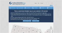 Desktop Screenshot of makeaclickablemap.com